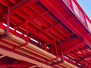 四万十大橋-管路支持金物